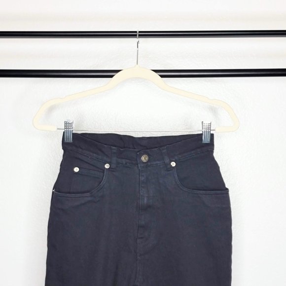 Seruchi Rare Vintage 90s Made in Kenya Women's High Rise Tapered Jeans Size 9/10 - Picture 2 of 9